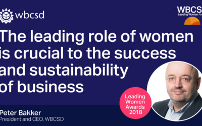 WBCSD announces second edition of the Leading Women Awards to celebrate the leadership of women working to achieve the SDGs
